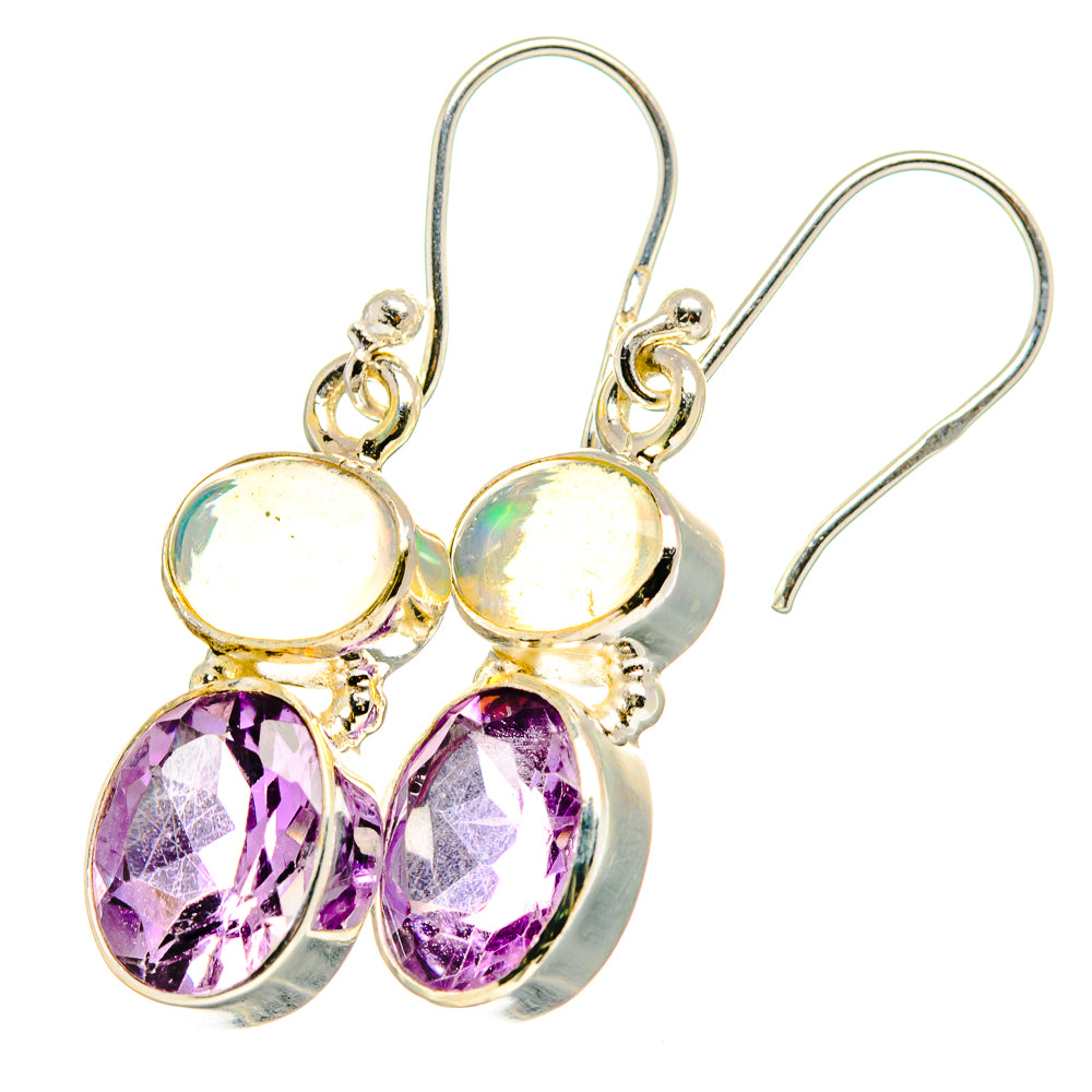 Amethyst Earrings handcrafted by Anasilvercos - EARR422019