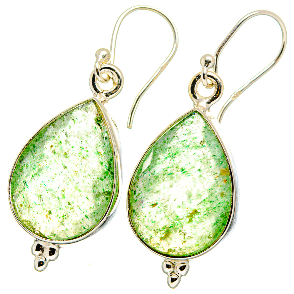 Green Aventurine Earrings handcrafted by Anasilvercos - EARR422026
