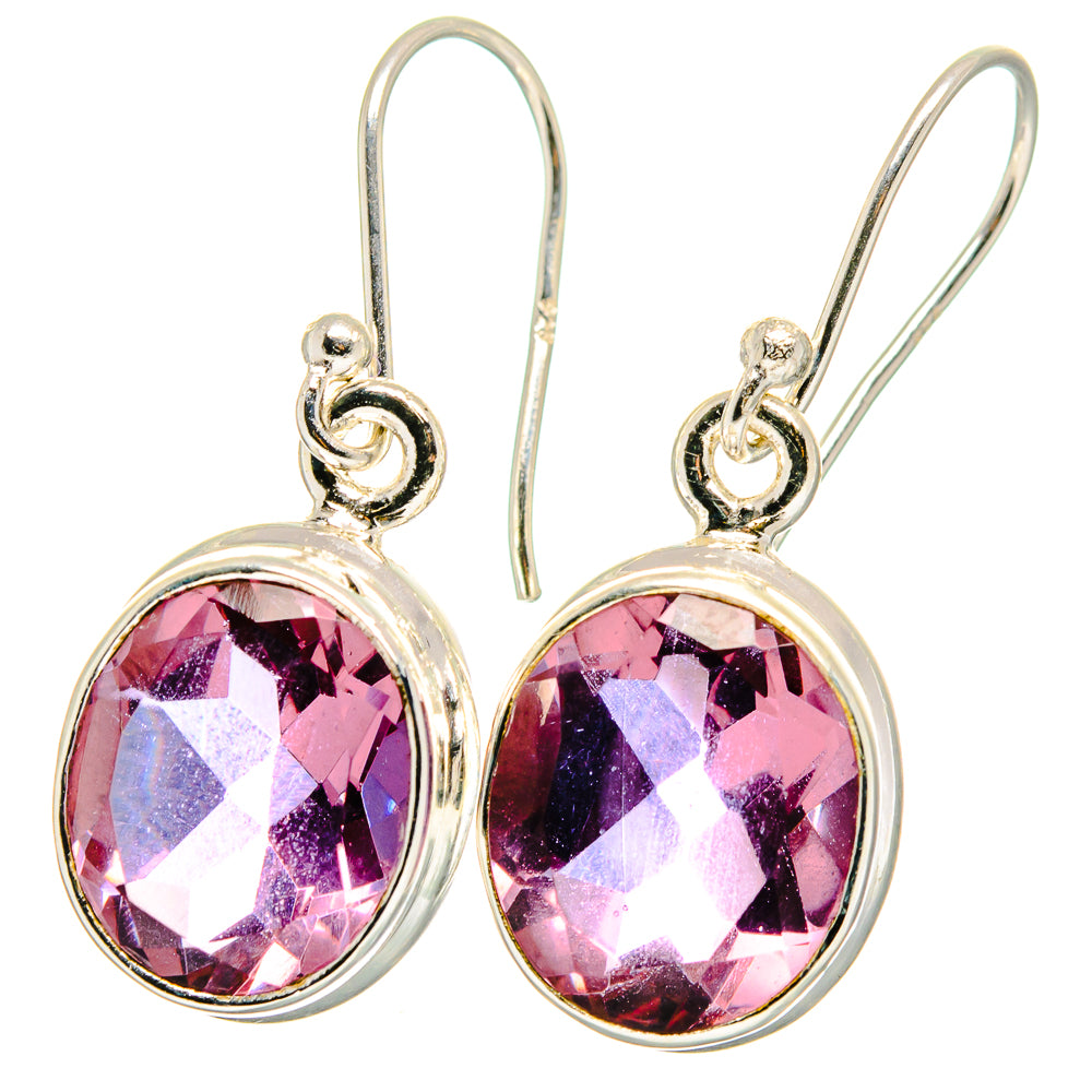 Color Change Alexandrite Earrings handcrafted by Anasilvercos - EARR422034