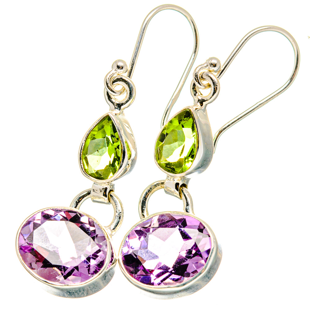 Amethyst Earrings handcrafted by Anasilvercos - EARR422036