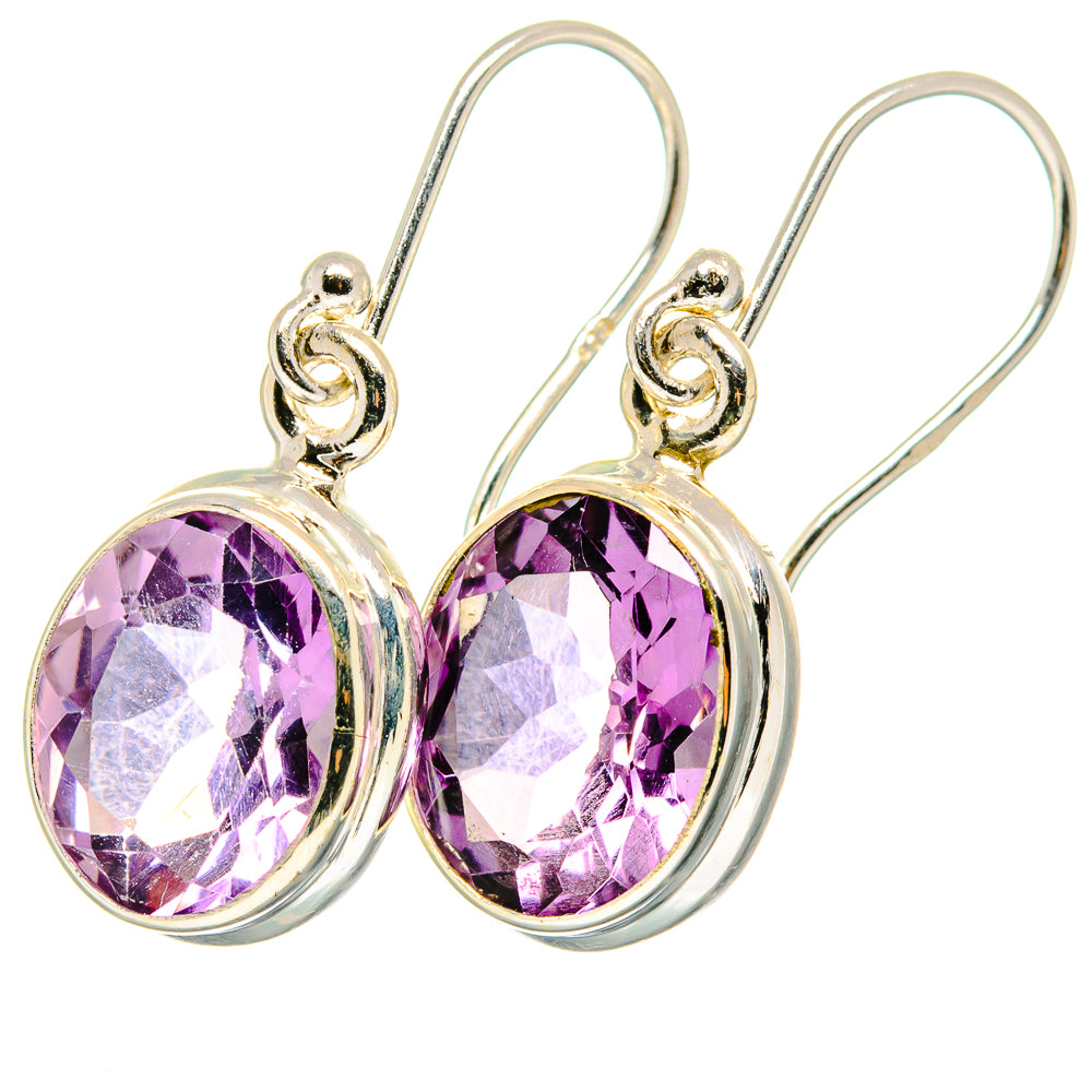 Amethyst Earrings handcrafted by Anasilvercos - EARR422040