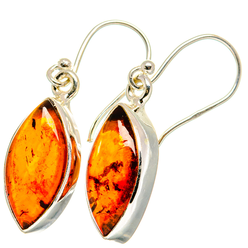 Baltic Amber Earrings handcrafted by Anasilvercos - EARR422042