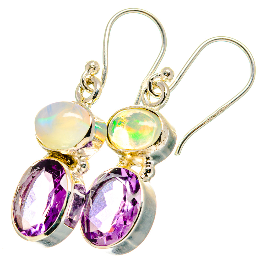 Amethyst Earrings handcrafted by Anasilvercos - EARR422044