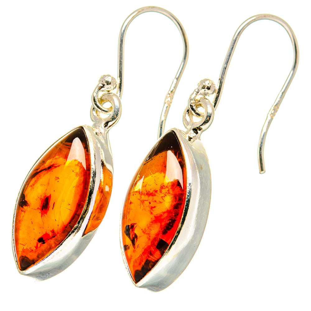 Baltic Amber Earrings handcrafted by Anasilvercos - EARR422045