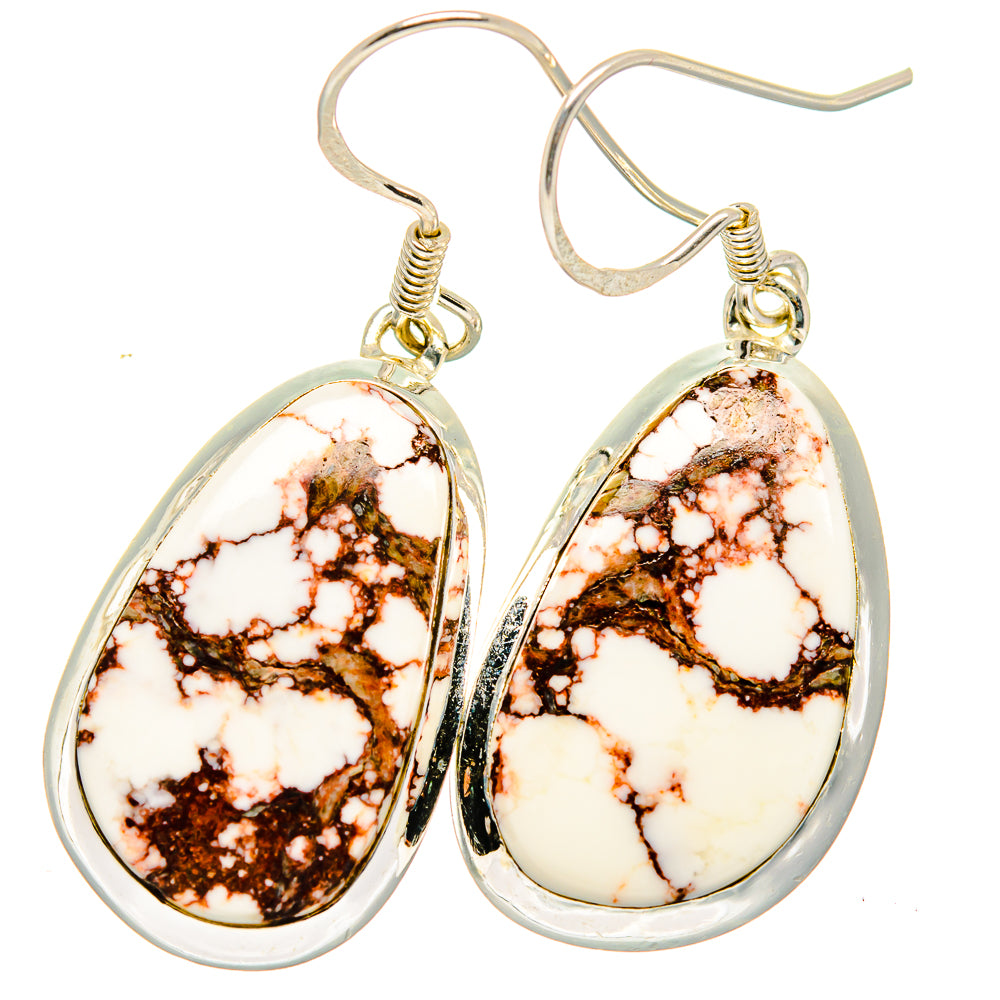 Wild Horse Jasper Earrings handcrafted by Anasilvercos - EARR422050