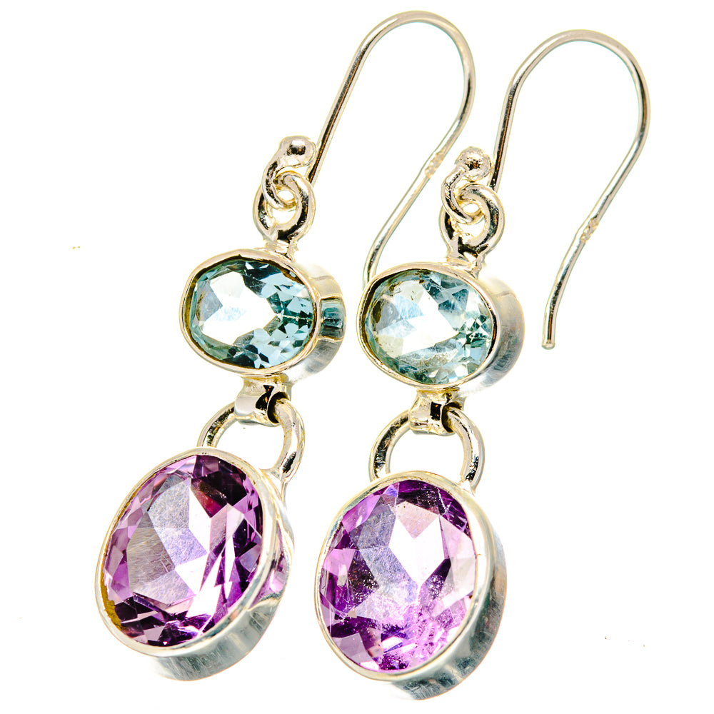 Amethyst Earrings handcrafted by Anasilvercos - EARR422052