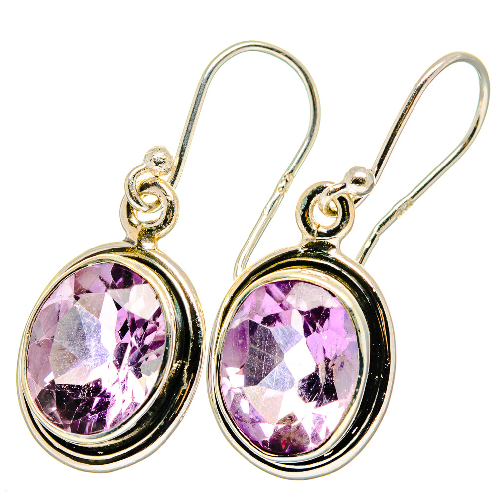 Amethyst Earrings handcrafted by Anasilvercos - EARR422057