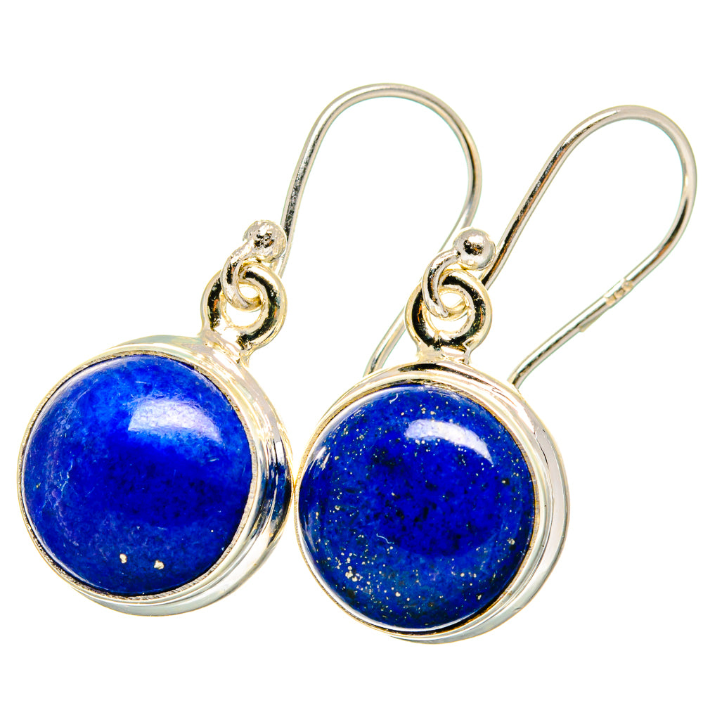 Lapis Lazuli Earrings handcrafted by Anasilvercos - EARR422065
