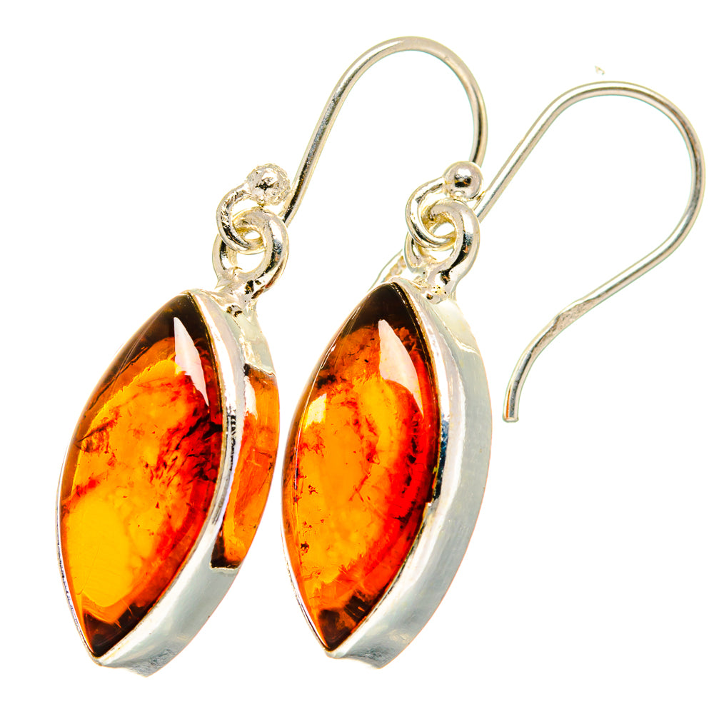 Baltic Amber Earrings handcrafted by Anasilvercos - EARR422080