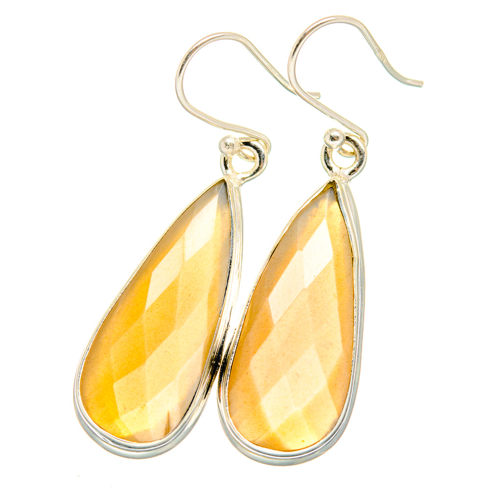 Moonstone Earrings handcrafted by Anasilvercos - EARR422081