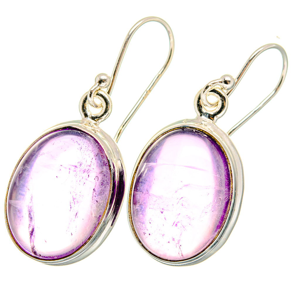 Amethyst Earrings handcrafted by Anasilvercos - EARR422086