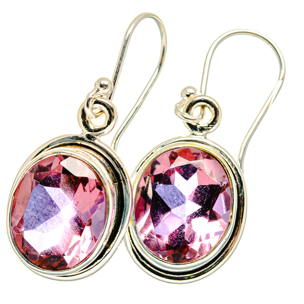 Color Change Alexandrite Earrings handcrafted by Anasilvercos - EARR422099