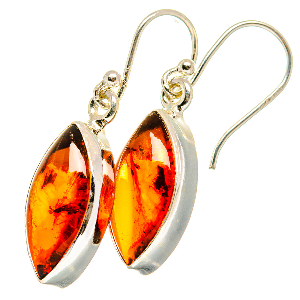 Baltic Amber Earrings handcrafted by Anasilvercos - EARR422109