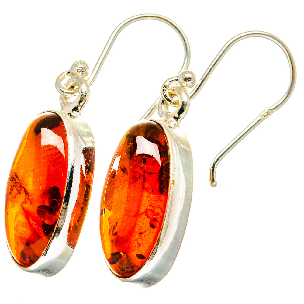 Baltic Amber Earrings handcrafted by Anasilvercos - EARR422115