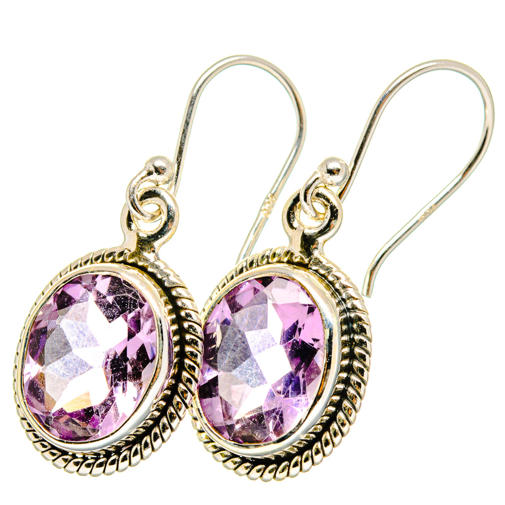 Amethyst Earrings handcrafted by Anasilvercos - EARR422122
