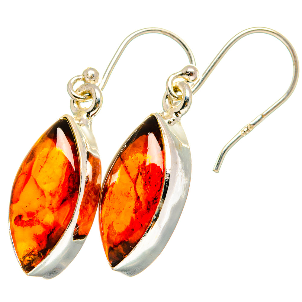 Baltic Amber Earrings handcrafted by Anasilvercos - EARR422131