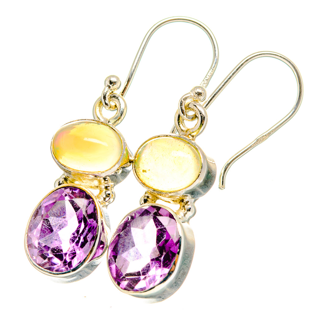 Amethyst Earrings handcrafted by Anasilvercos - EARR422133