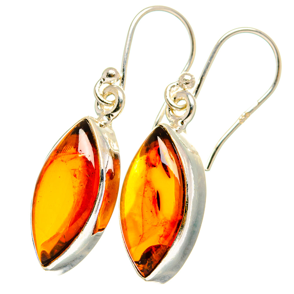Baltic Amber Earrings handcrafted by Anasilvercos - EARR422135