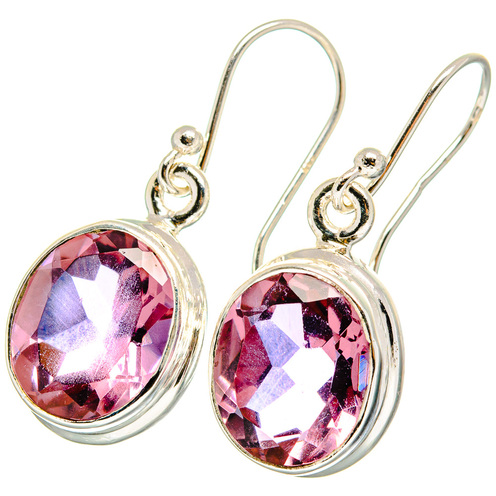 Color Change Alexandrite Earrings handcrafted by Anasilvercos - EARR422136