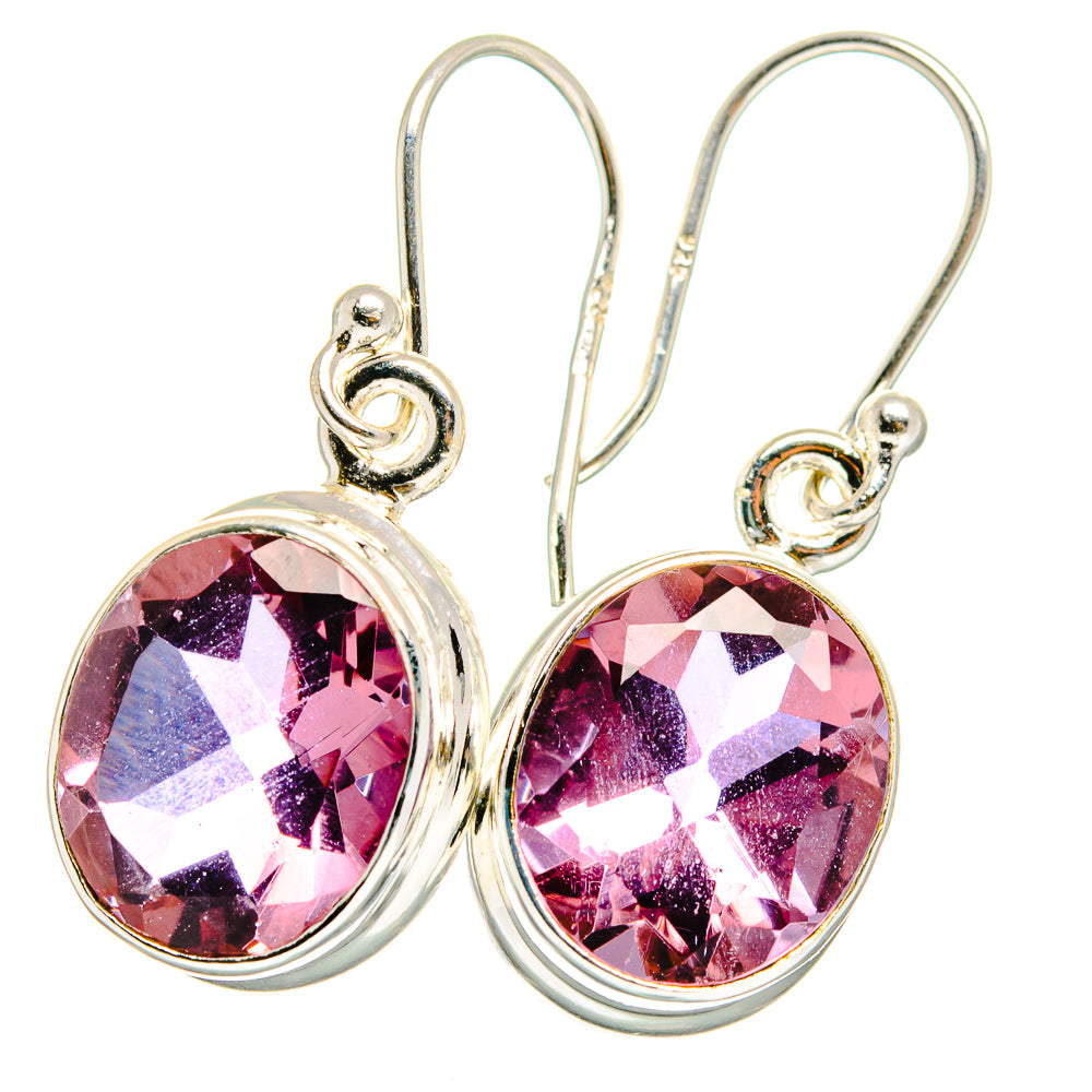Color Change Alexandrite Earrings handcrafted by Anasilvercos - EARR422141
