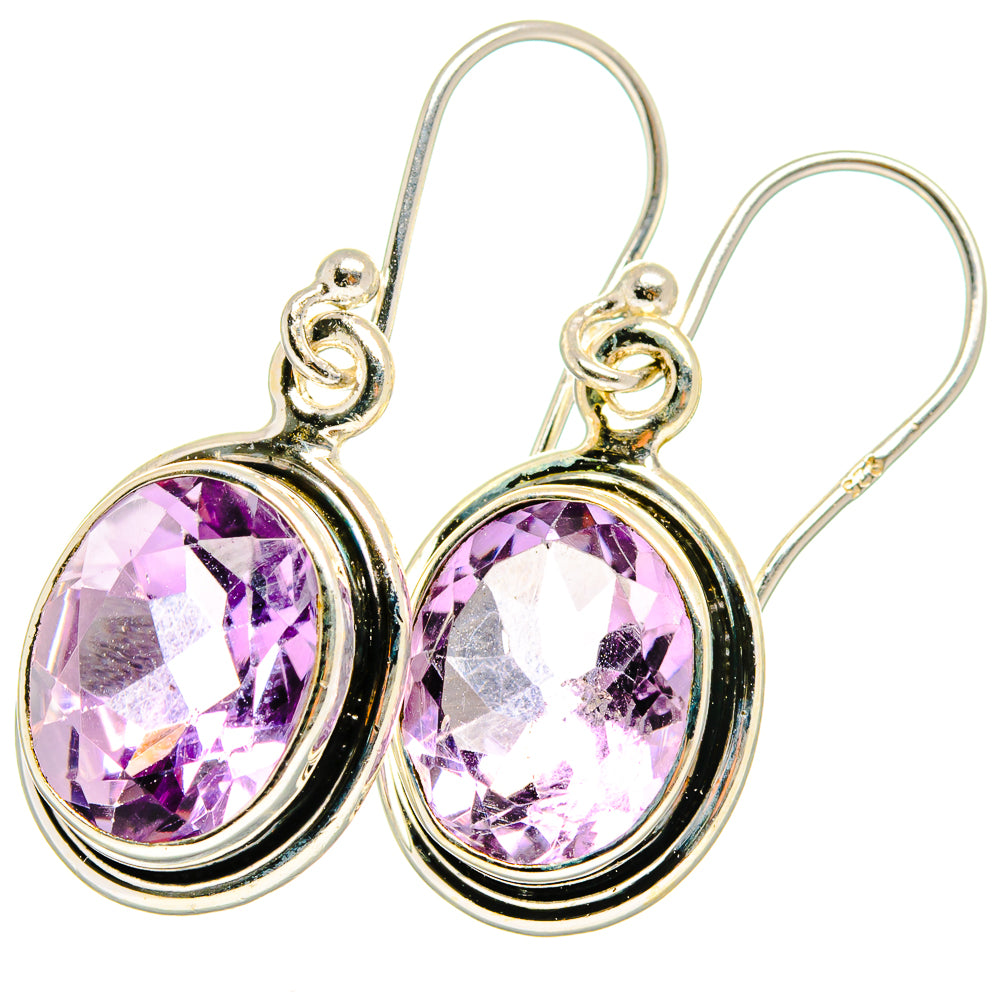 Amethyst Earrings handcrafted by Anasilvercos - EARR422143