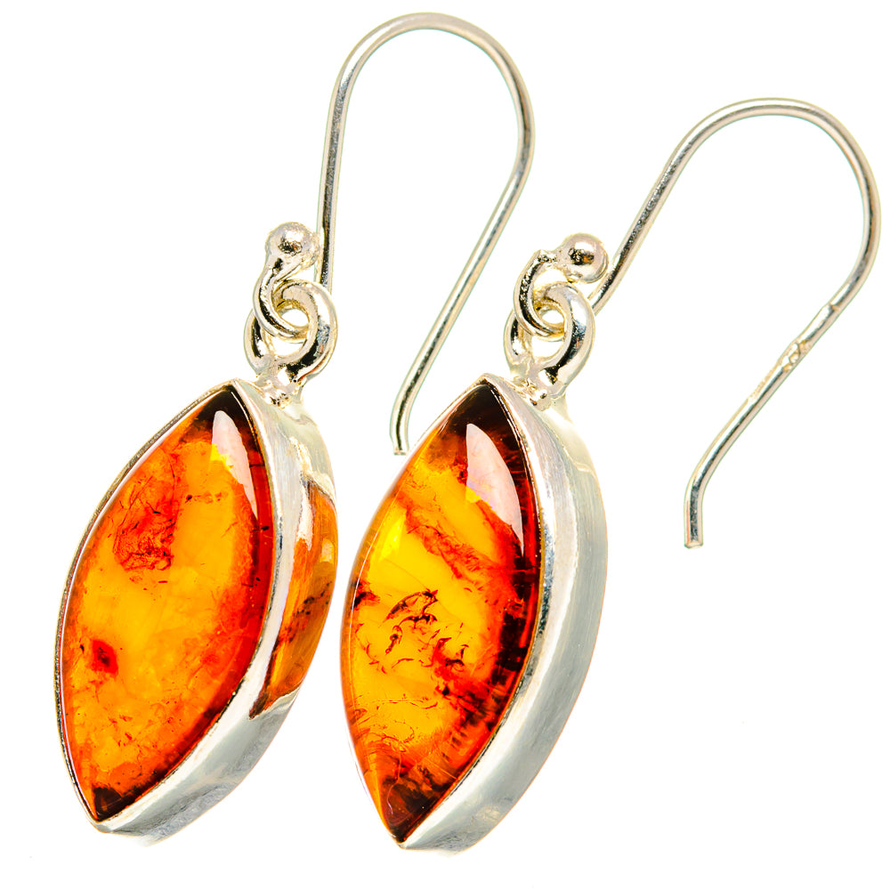Baltic Amber Earrings handcrafted by Anasilvercos - EARR422146