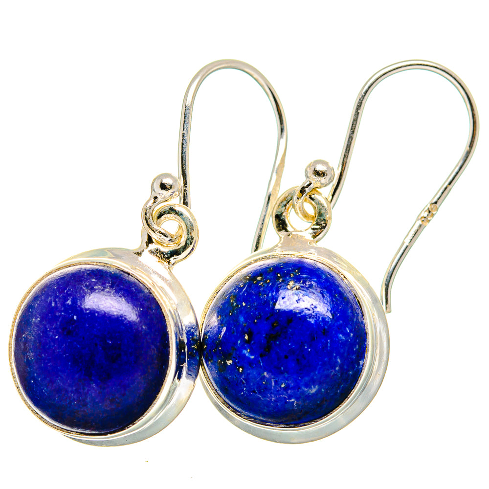 Lapis Lazuli Earrings handcrafted by Anasilvercos - EARR422155