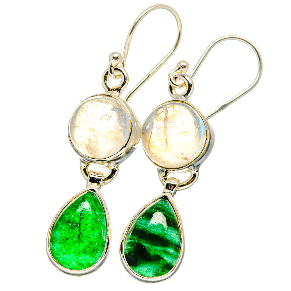 Green Aventurine Earrings handcrafted by Anasilvercos - EARR422161