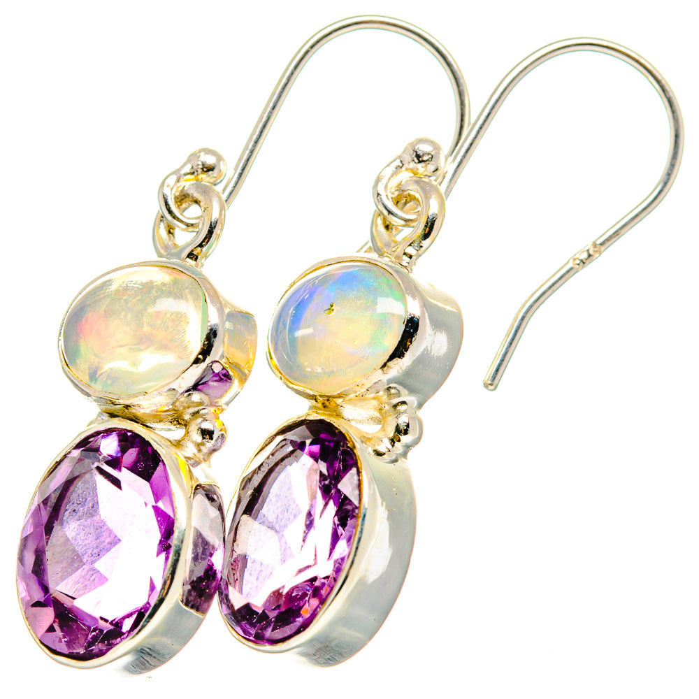 Amethyst Earrings handcrafted by Anasilvercos - EARR422162