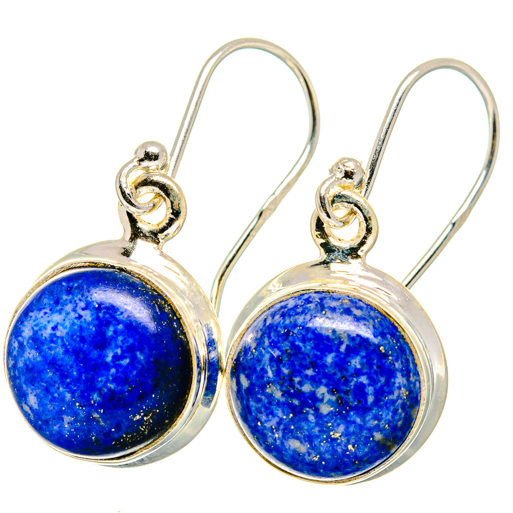 Lapis Lazuli Earrings handcrafted by Anasilvercos - EARR422164