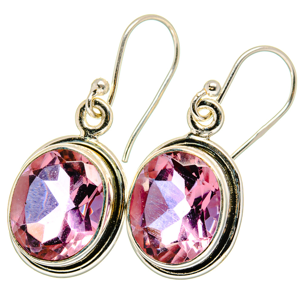Color Change Alexandrite Earrings handcrafted by Anasilvercos - EARR422188