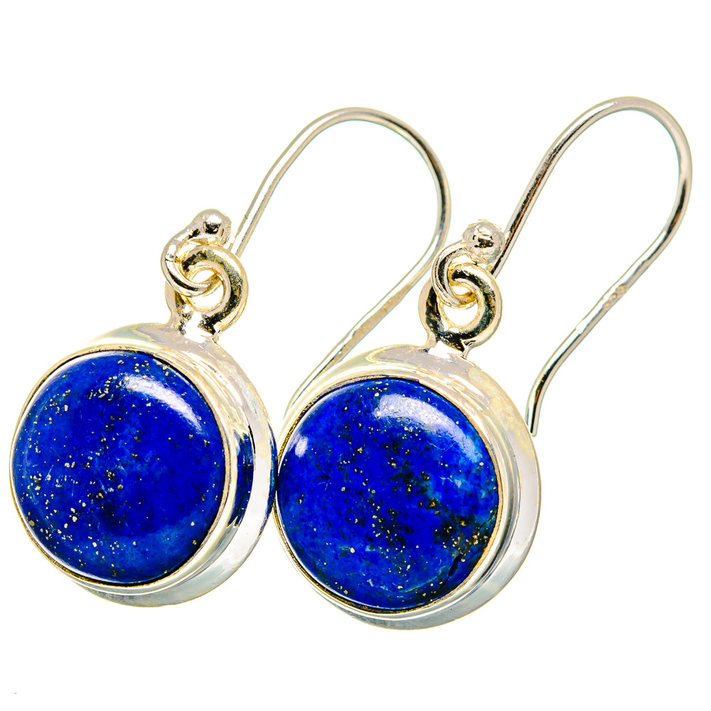 Lapis Lazuli Earrings handcrafted by Anasilvercos - EARR422197
