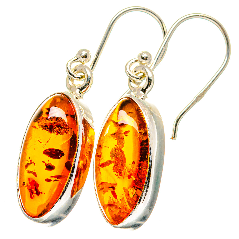 Baltic Amber Earrings handcrafted by Anasilvercos - EARR422207