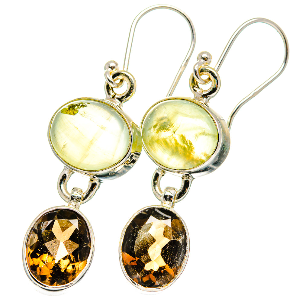 Smoky Quartz Earrings handcrafted by Anasilvercos - EARR422218