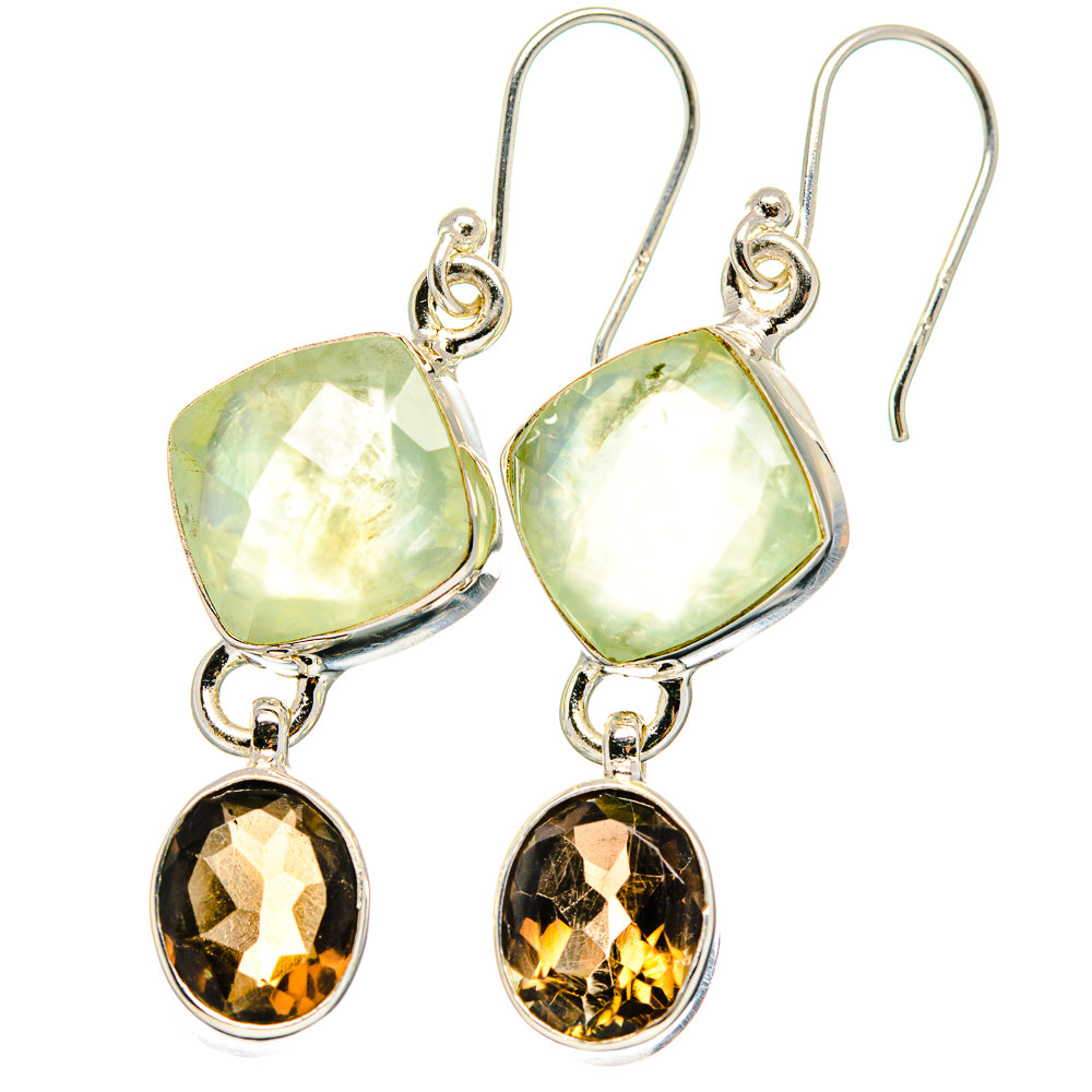 Smoky Quartz Earrings handcrafted by Anasilvercos - EARR422219