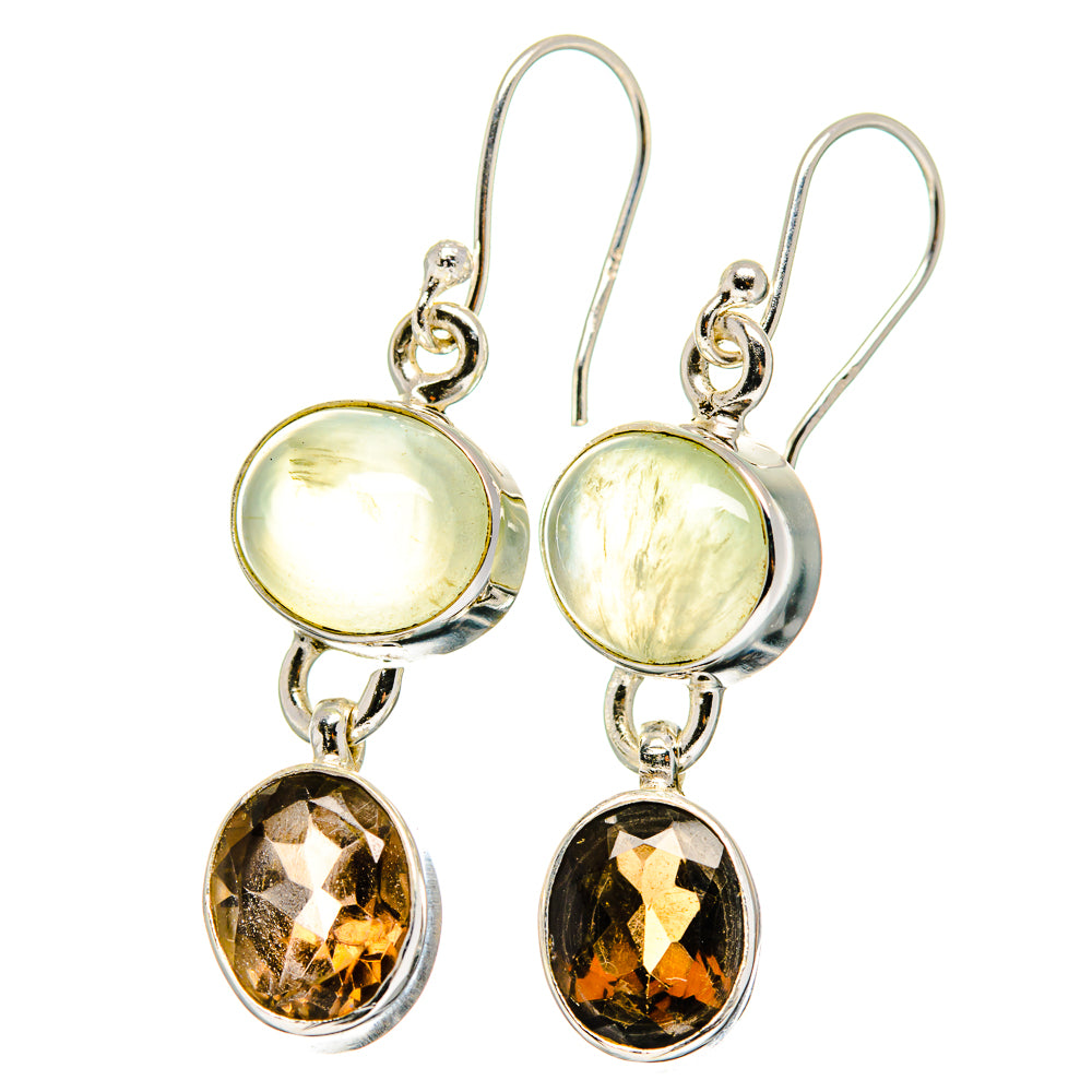 Smoky Quartz Earrings handcrafted by Anasilvercos - EARR422221