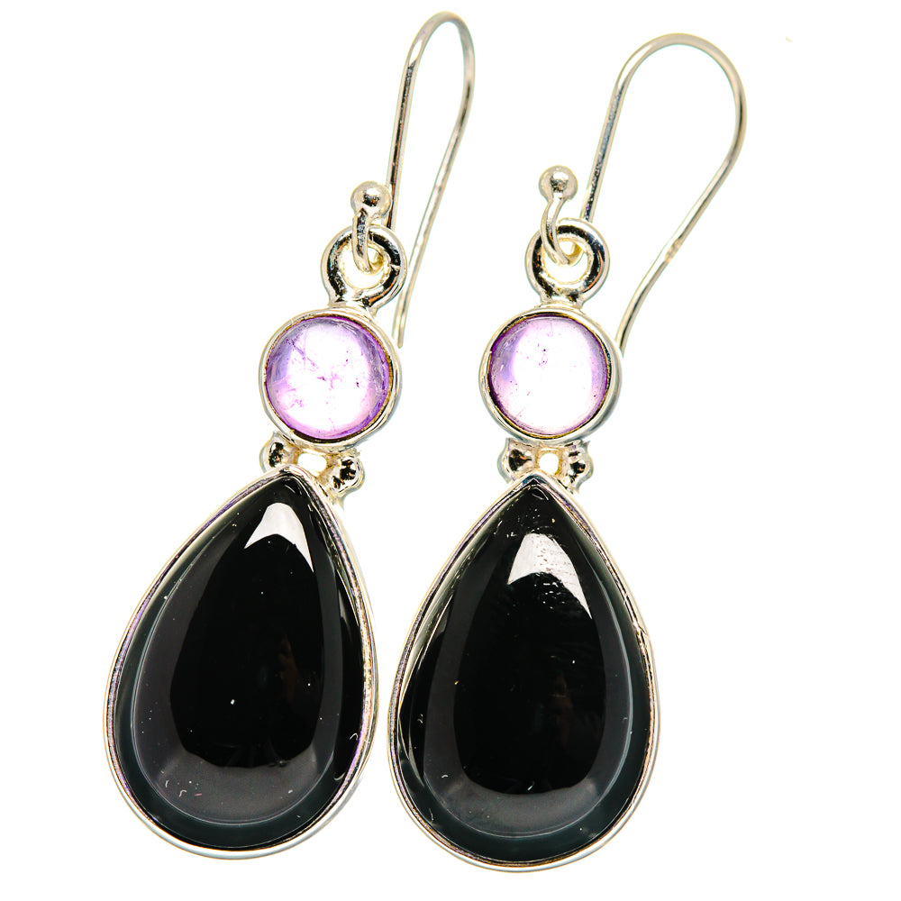 Black Onyx Earrings handcrafted by Anasilvercos - EARR422223