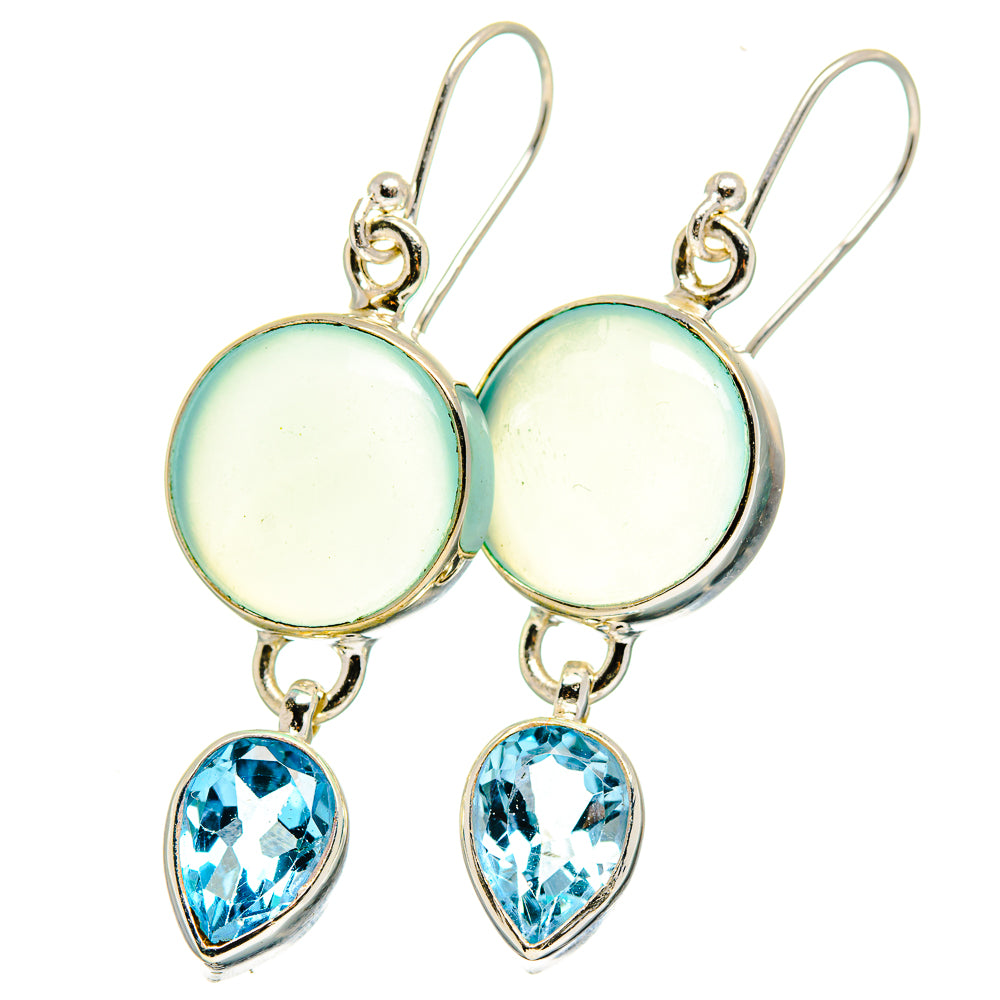 Aquamarine Earrings handcrafted by Anasilvercos - EARR422226