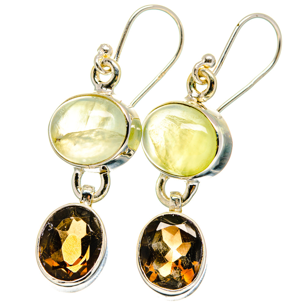 Smoky Quartz Earrings handcrafted by Anasilvercos - EARR422235 - Photo 2