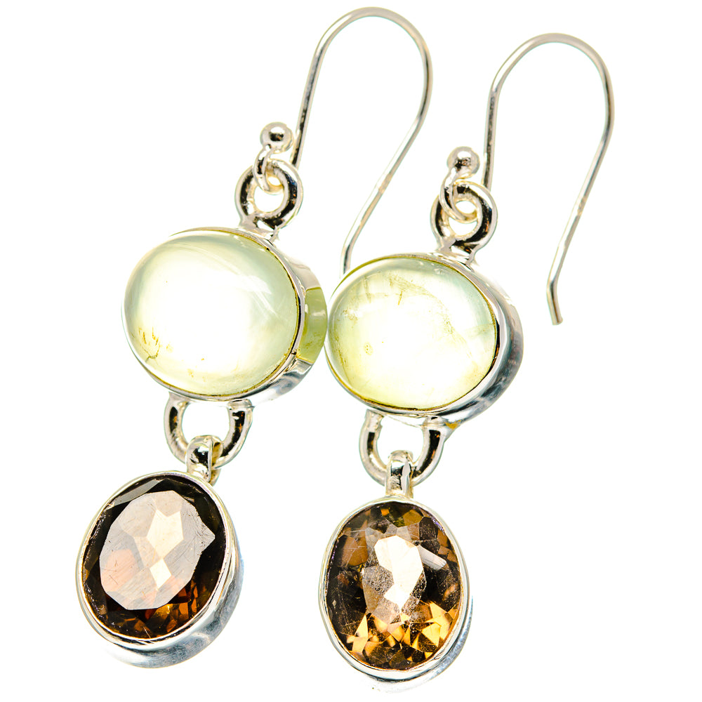 Smoky Quartz Earrings handcrafted by Anasilvercos - EARR422253