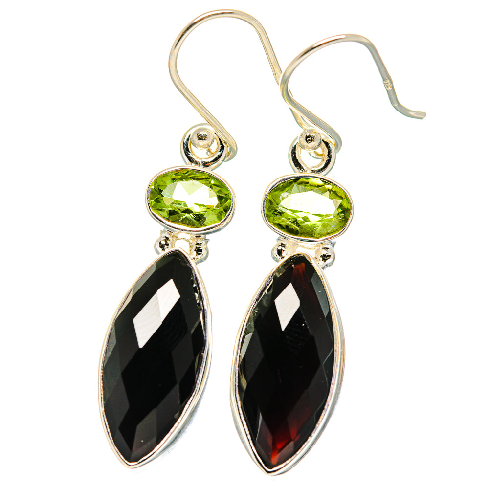 Black Onyx Earrings handcrafted by Anasilvercos - EARR422256