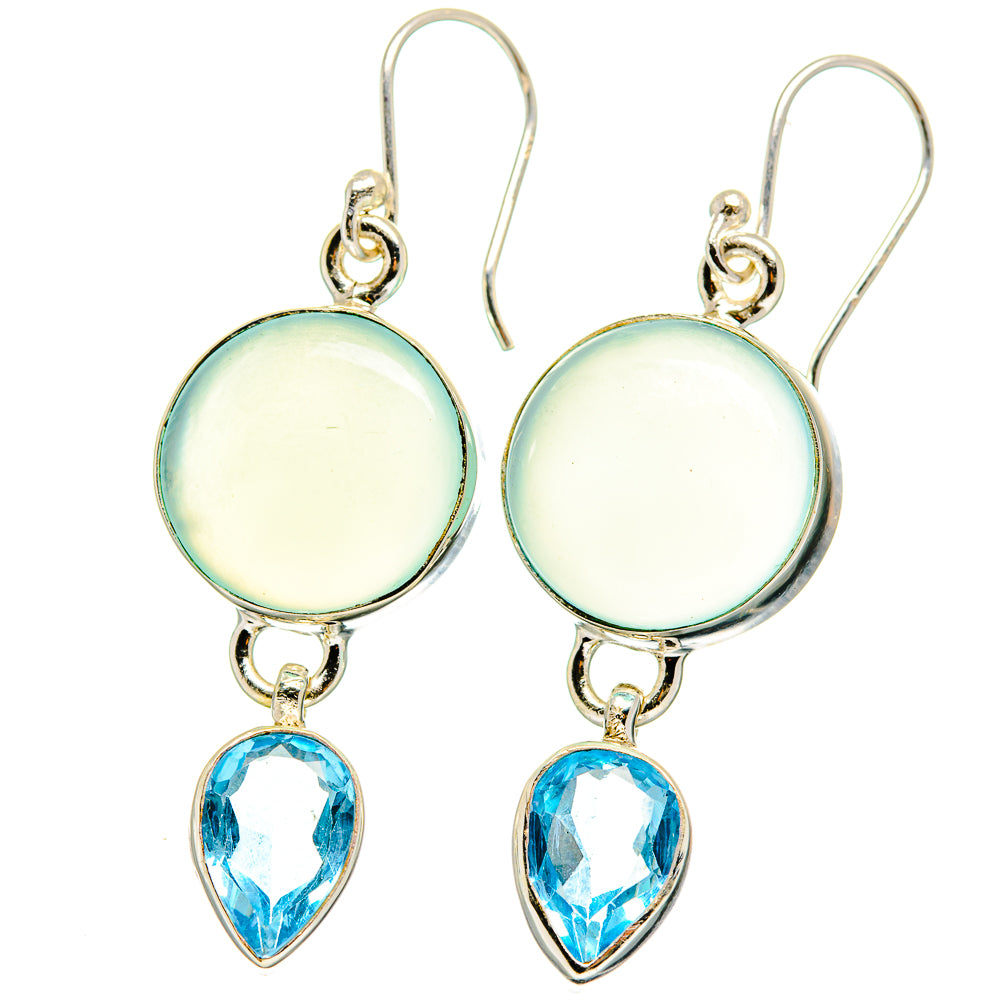 Aquamarine Earrings handcrafted by Anasilvercos - EARR422263
