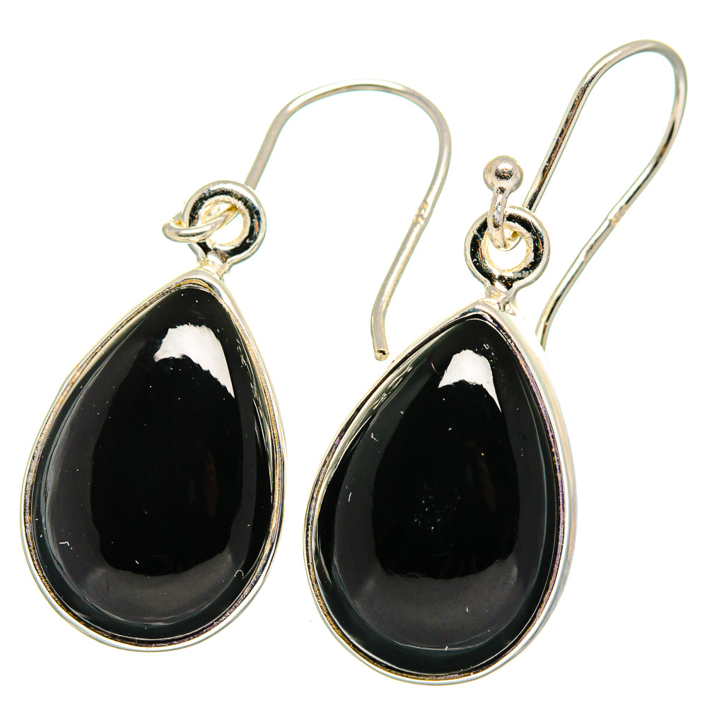 Black Onyx Earrings handcrafted by Anasilvercos - EARR422269