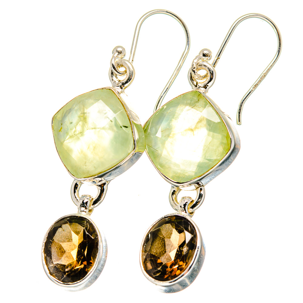 Prehnite Earrings handcrafted by Anasilvercos - EARR422272