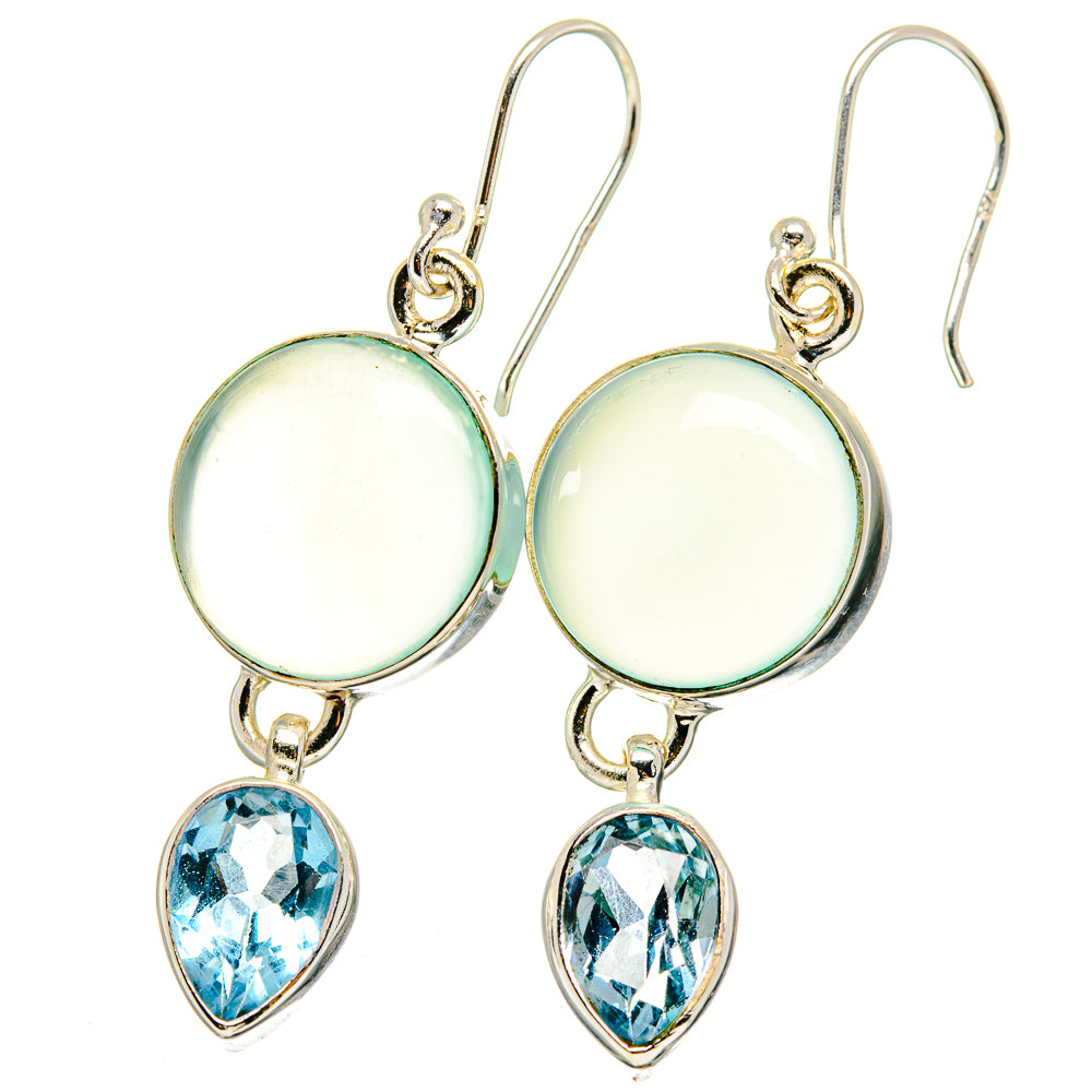 Aquamarine Earrings handcrafted by Anasilvercos - EARR422275