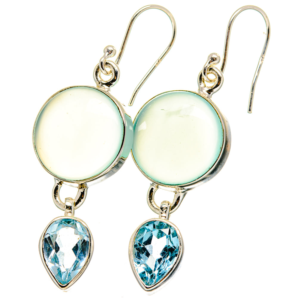 Aquamarine Earrings handcrafted by Anasilvercos - EARR422290