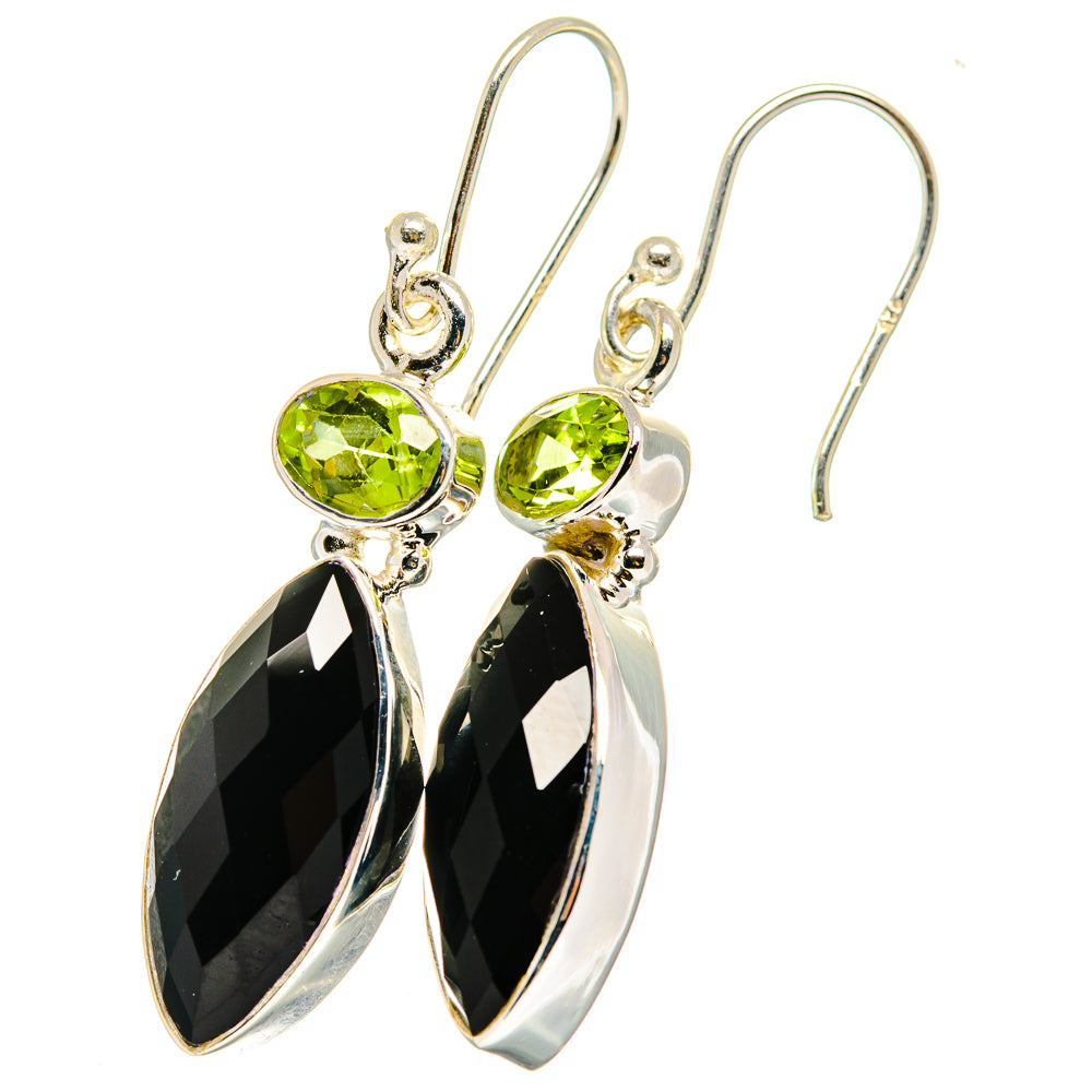 Black Onyx Earrings handcrafted by Anasilvercos - EARR422292
