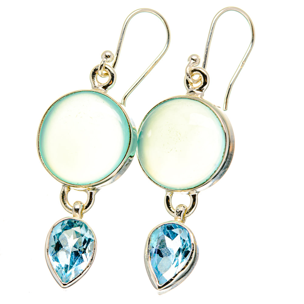 Aquamarine Earrings handcrafted by Anasilvercos - EARR422297