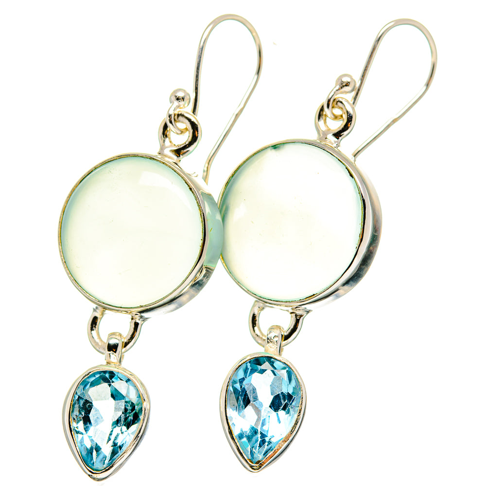 Aquamarine Earrings handcrafted by Anasilvercos - EARR422309