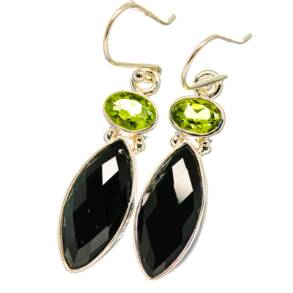 Black Onyx Earrings handcrafted by Anasilvercos - EARR422321 - Photo 2